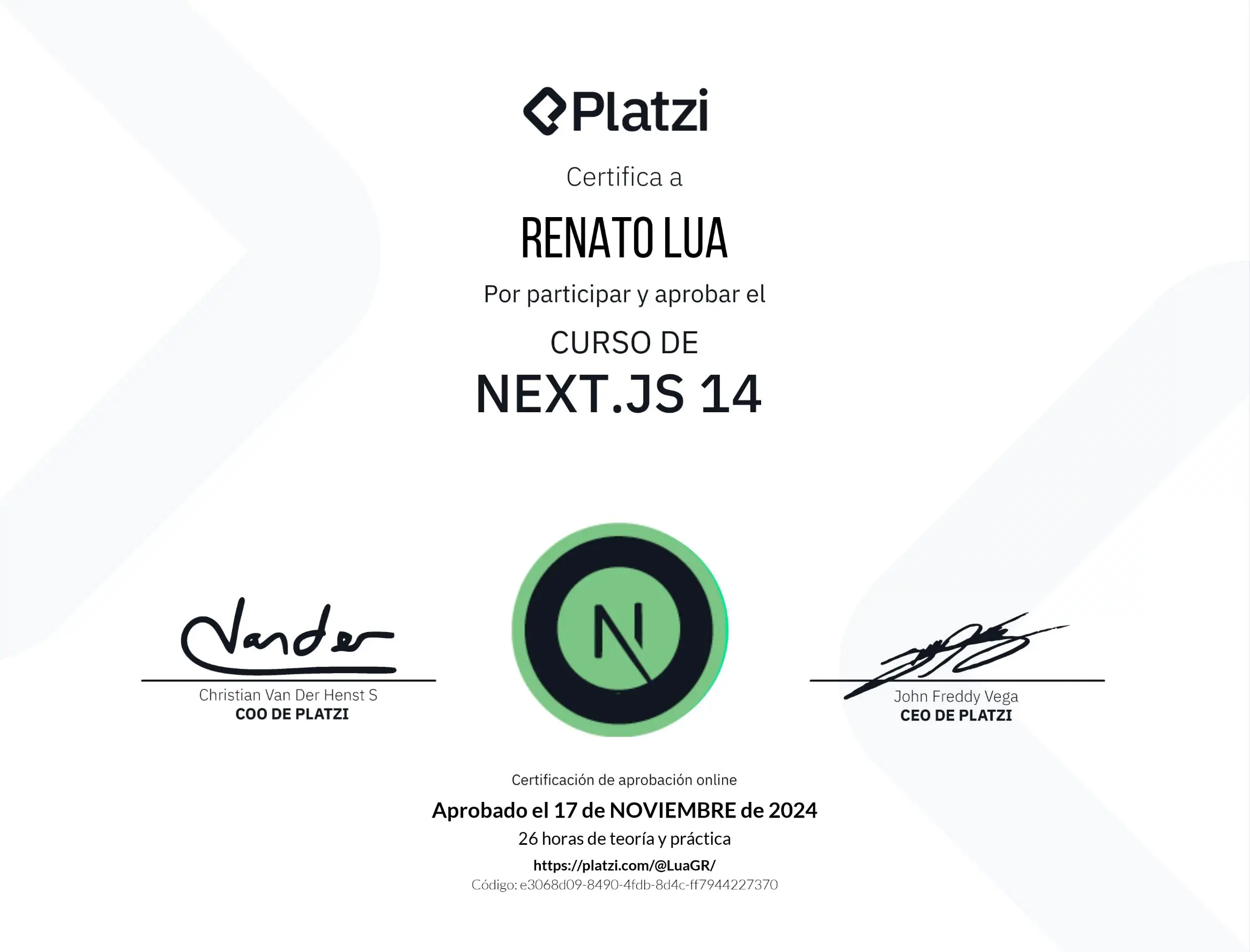 certificado de next.js