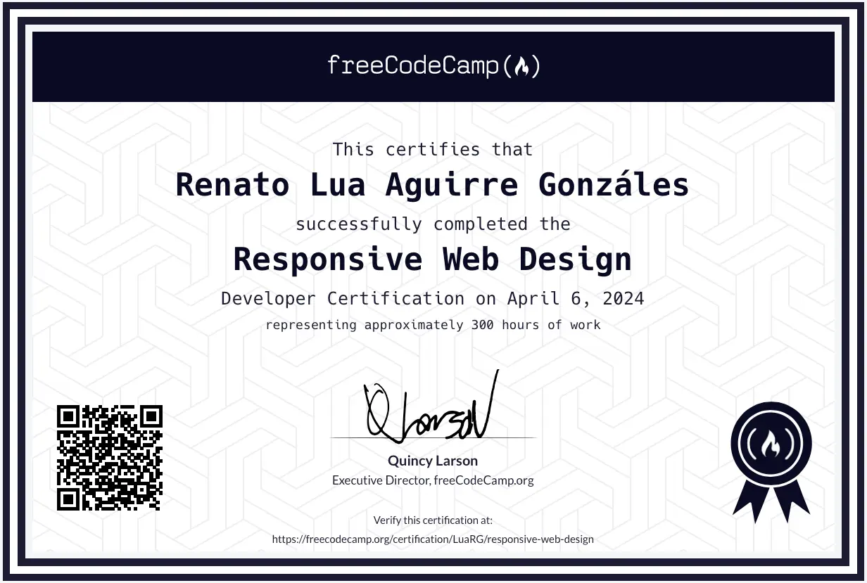 certificado de javascript